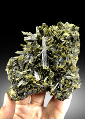 Natural Green Epidote Cluster from Skardu Pakistan - 248 gram
