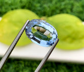 Cusshion Cut Santa Maria Color Blue Aquamarine Gemstone, Loose Gemstone - 5.35 CT