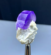 Purple Apatite on Albite on Afghanistan - 40.95 carats