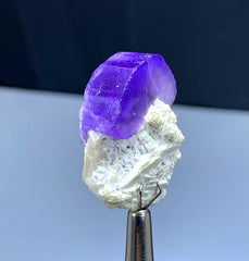 Purple Apatite on Albite on Afghanistan - 40.95 carats