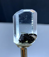 Diamond Cut Gemmy Blue Aquamarine with Hematite from Shigar valley Pakistan - 44.30 carats