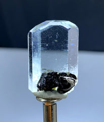 Diamond Cut Gemmy Blue Aquamarine with Hematite from Shigar valley Pakistan - 44.30 carats