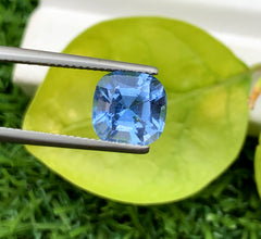 Santa Maria Color Blue Aquamarine Gemstone, Loose Gemstone 3.35 CT