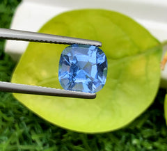 Santa Maria Color Blue Aquamarine Gemstone, Loose Gemstone 3.35 CT