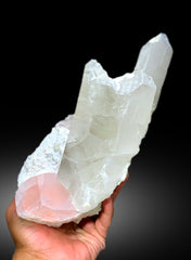 Natural Pink Morganite Crystal on Quartz, Morganite Specimen, Raw Mineral, Morganite from Dara-i-Pech Afghanistan - 2365 gram