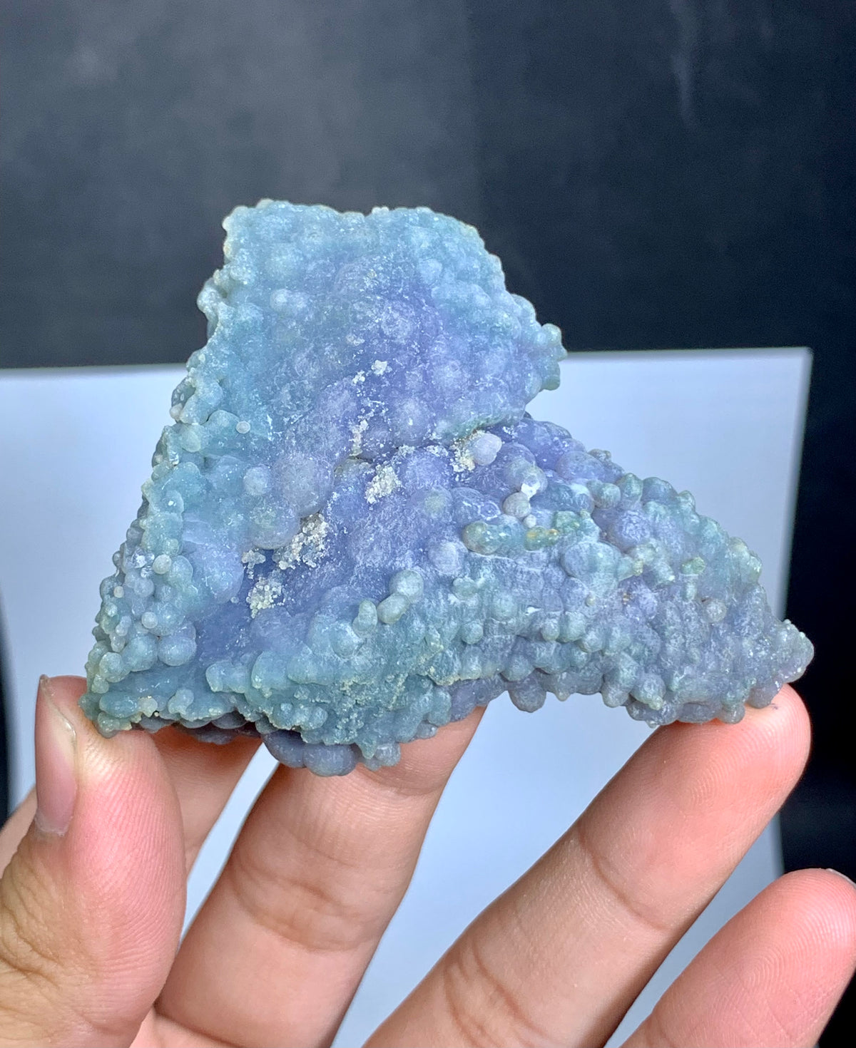 Bicolor Chalcedony Grape Agate Specimen From Indonesia - 61 Grams