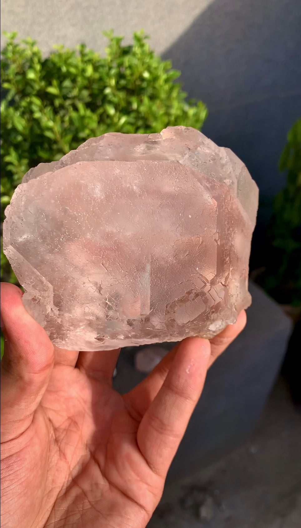 Pink Fluorite crystal With Mica, Fluorite Specimen from Pakistan - 741 Gram