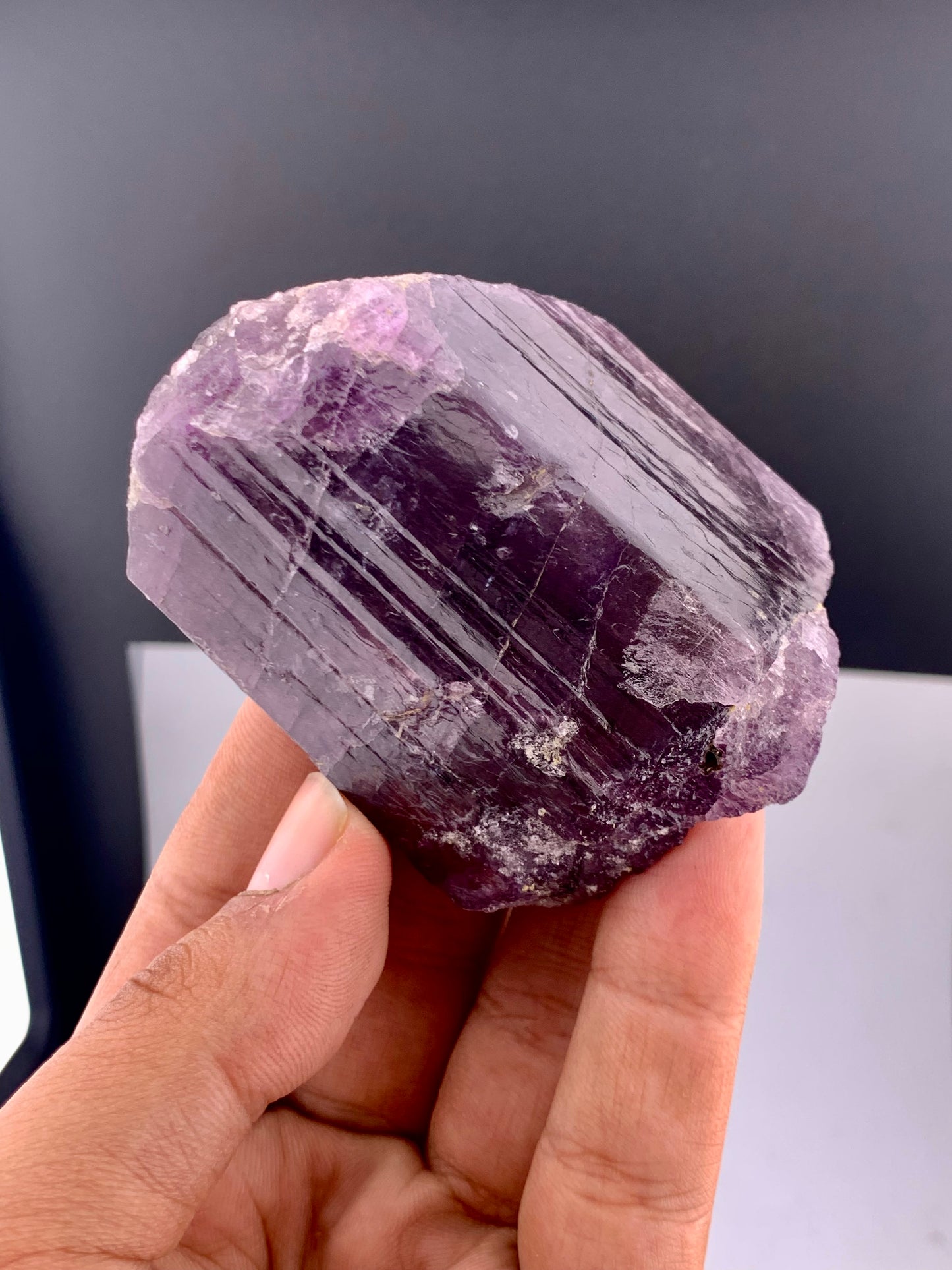 Purple Scapolite Crystal, from Afghanistan- 198 Gram