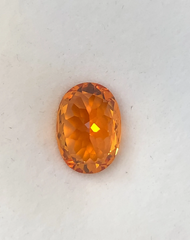 Mandarin Spessartite Natural Garnet Gemstone, Pure Rare Fanta Colour Mandarin Garnet 8.10 Carats