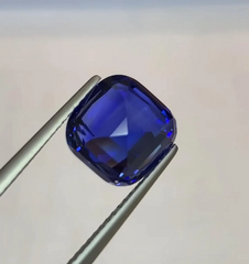 AIGS Certified Natural Royal Blue Sapphire Gemstone ,Natural Royal Blue Sapphire Square Cut Sapphire Loose Gemstone Ring 6.00 Carats