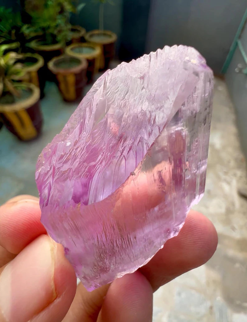 Kunzite Crystal from Afghanistan - 44 Grams