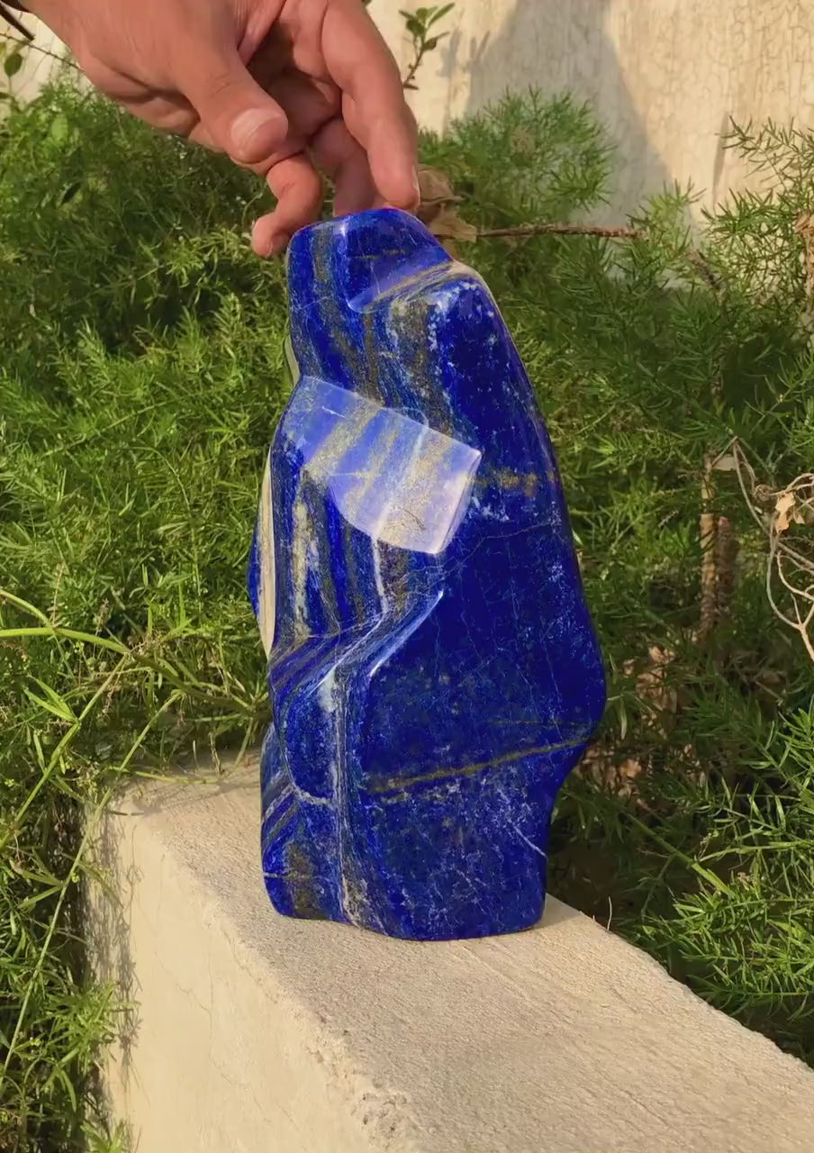 Lapis Lazuli Tumble , Blue Lapis, Polished Lapis, Lapis Freeform, Home Decore - 3800 gram