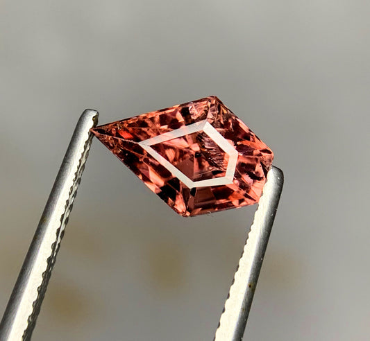 Natural red spinel gemstone from Burma