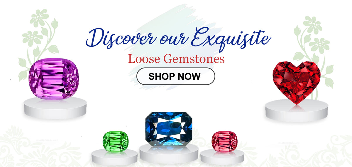 Faceted loose gemstones collection for rings and custom jewelry
