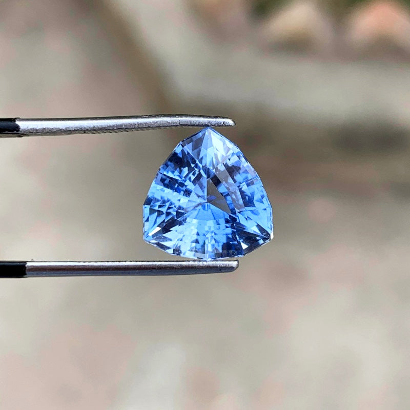 Genuine Santa Maria Aquamarine Stone, Loupe Clean Blue Aquamarine Gemstone For Ring, Natural Sky Blue Aquamarine Cut Stone, 5 Carat