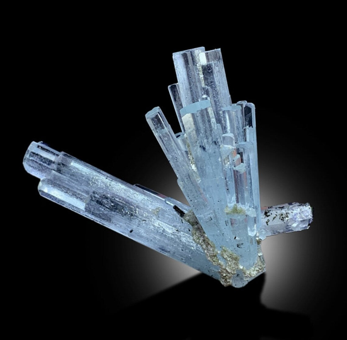 Sky Blue Color Aquamarine Cluster from Shigar valley Skardu Pakistan - 28 gram