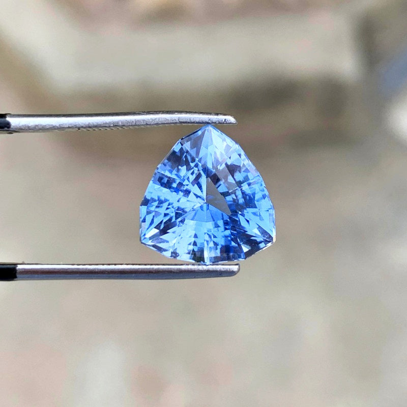 Genuine Santa Maria Aquamarine Stone, Loupe Clean Blue Aquamarine Gemstone For Ring, Natural Sky Blue Aquamarine Cut Stone, 5 Carat