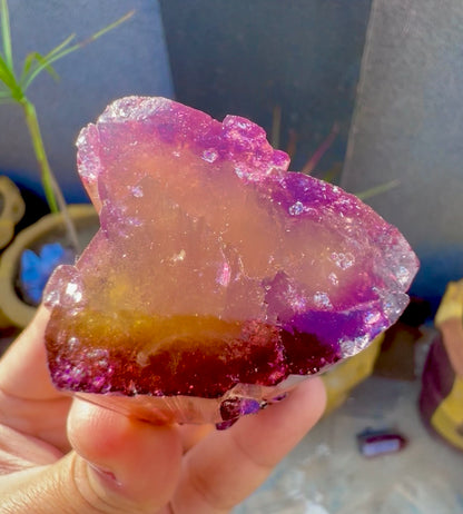 Red Tourmaline crystal from Afghanistan, 128 gram