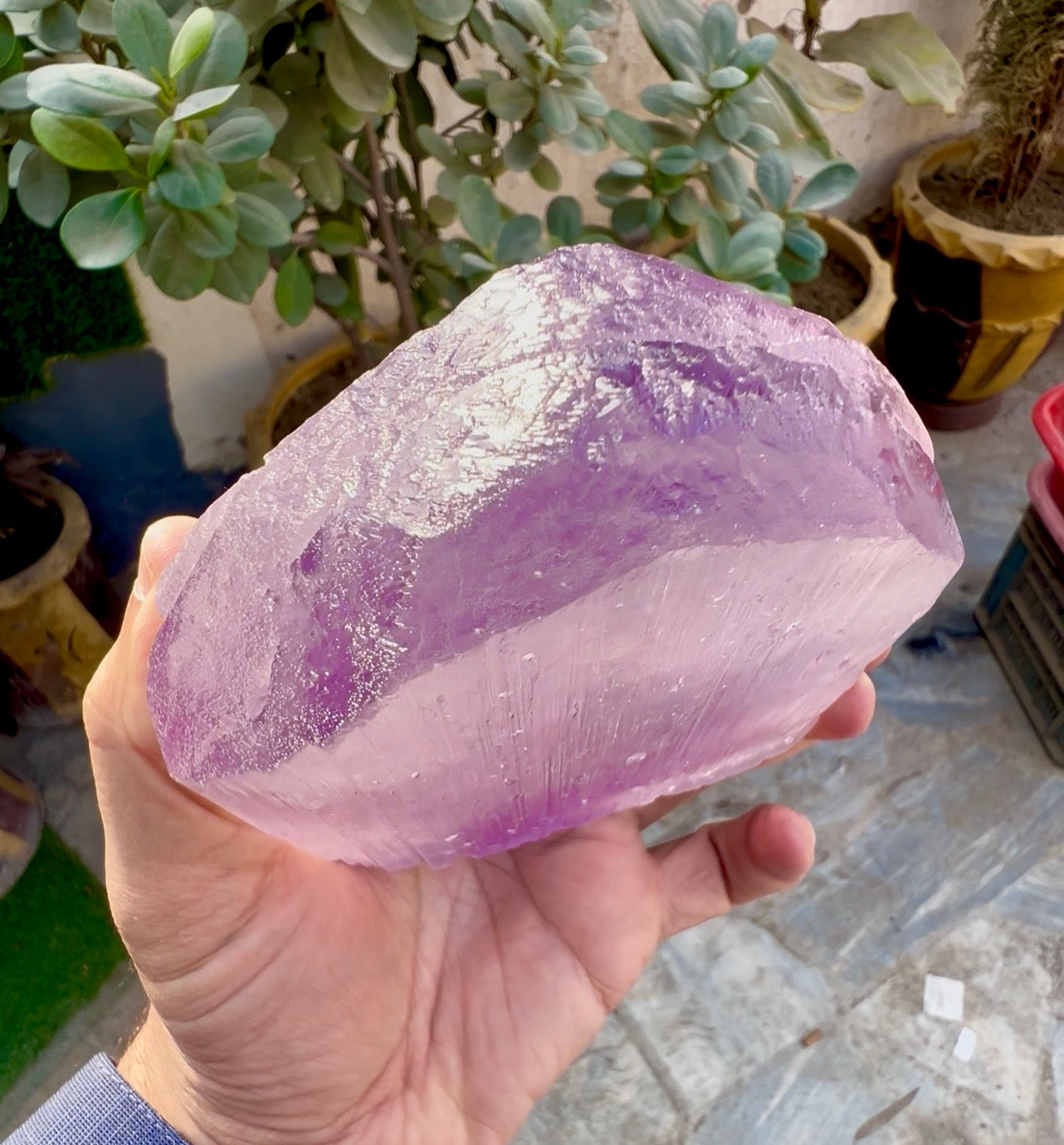 Pink Kunzite Crystal from Afghanistan, 854 gram