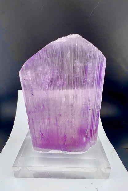 Natural Pink Kunzite Crystal with a custom base from Afghanistan, 1080 gram