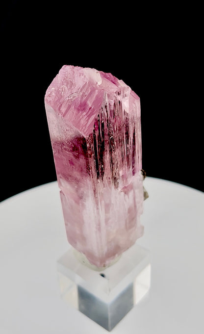 Pink Kunzite with Smoky Quartz from Afghanistan, 88 gram