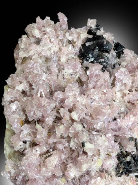 NATURAL PINK COLOR TOURMALINE CLUSTER WITH RARE HERDERITE CRYSTALS AND QUARTZ, TOURMALINE SPECIMEN, TOURMALINE FROM SKARDU PAKISTAN - 3356 G