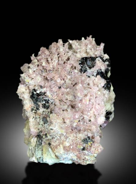 NATURAL PINK COLOR TOURMALINE CLUSTER WITH RARE HERDERITE CRYSTALS AND QUARTZ, TOURMALINE SPECIMEN, TOURMALINE FROM SKARDU PAKISTAN - 3356 G