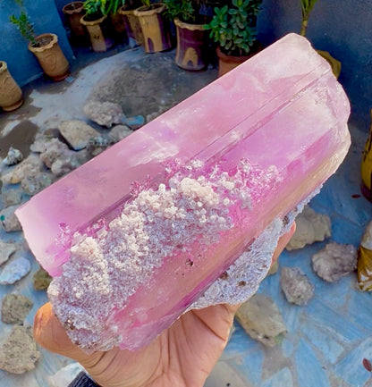 Spodumene var Kunzite with Cleavlandite Albite from Afghanistan, 1231 gram