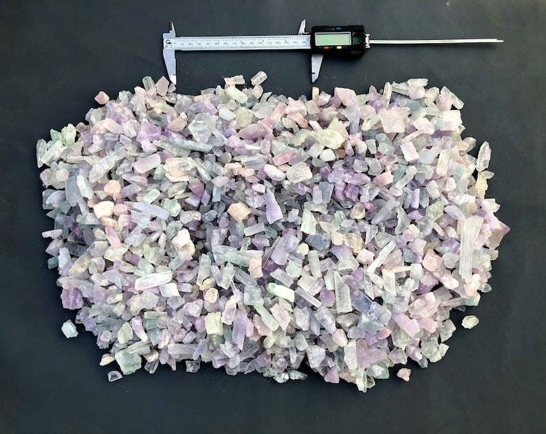 Natural Bicolor Kunzite Parcel, Kunzite Rough, Whole Sale Crystals, Kunzite Lot, Kunzite Rough Stone, Kunzite from Afghanistan - 7.6 Kg