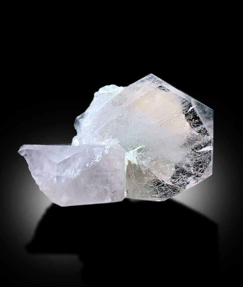 Natural Terminated Pink Morganite Crystals, Morganite from Afghanistan - 70 gram