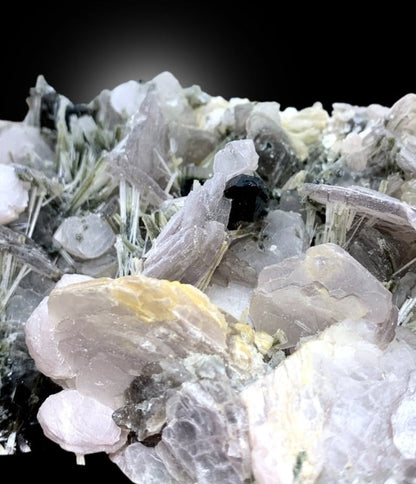 Bicolor Tourmalines With Lepidolite and Smoky Quartz Mineral Specimen From Afghanistan - 708 gram