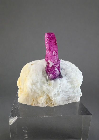 Natural Ruby Crystal on Matrix from Jegdalek Afghanistan – Collector Mineral Specimen, 47 gram