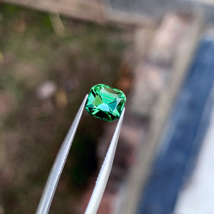 Natural Tourmaline Ring Stone, Bluish Green Tourmaline Gemstone For Jewelry