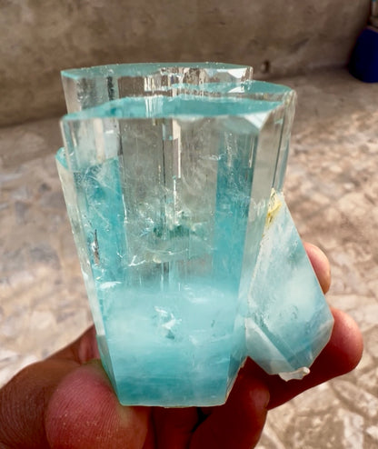 Aquamarine crystal from Pakistan, 166 gram