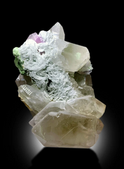 Natural Pink Color Kunzite with Green Tourmalines, Quartz and Cleavelandite Albite, Mineral Specimen, Raw Mineral, Kunzite Specimen - 8.2 Kg