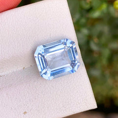 Santa Maria Aquamarine Ring Stone, Natural Aquamarine Gemstone For Jewelry