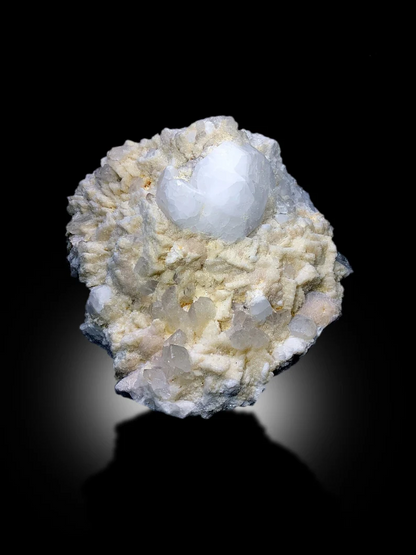 Pollucite With Herderite Albite and Feldspar Mineral Specimen From Skardu Pakistan - 6510 gram