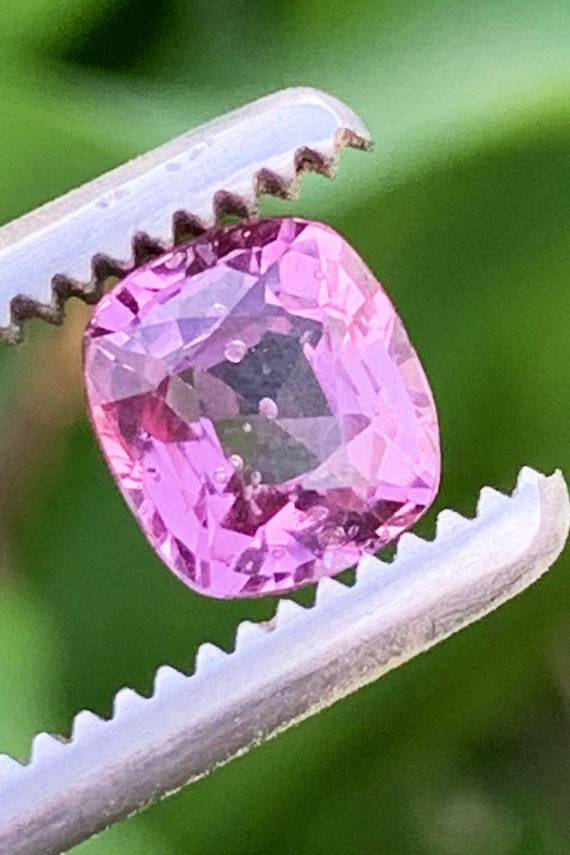Magenta Pink Spinel Gemstone, Spinel Valentines Ring Jewelry Stone, Cushion Cut Spinel, VVS Clarity Excellent Luster, Perfect Color, 1.80 CT