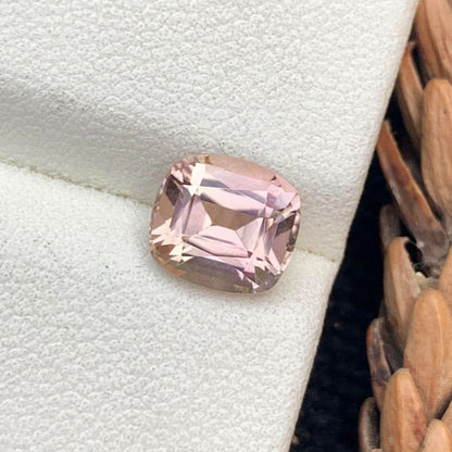 Misty Rose Tourmaline Loose Gemstone For Jewelry, Faceted Tourmaline Ring Stone, Pink Tourmaline Gemstone, Flawless Tourmaline Stone, 2 CT