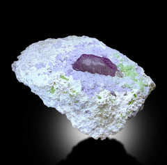 Natural Terminated Pink Kunzite With Green Tourmalines Lepidolite and Albite Mineral Specimen From Afghanistan - 2173 gram