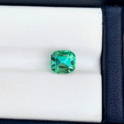 Natural Tourmaline Ring Stone, Bluish Green Tourmaline Gemstone For Jewelry