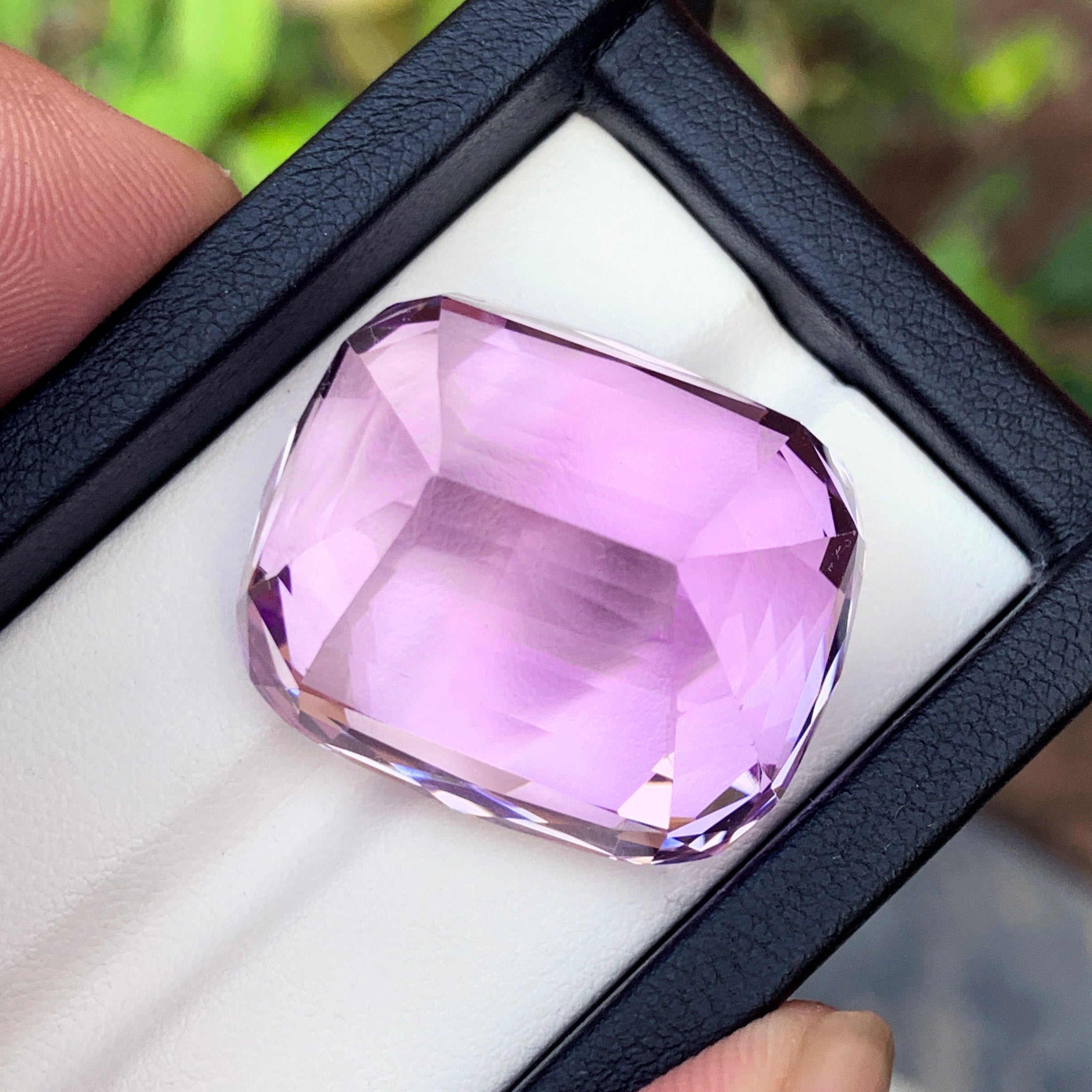 Natural Kunzite Gemstone, Lilac Kunzite Loose Stone, Faceted Kunzite Stone