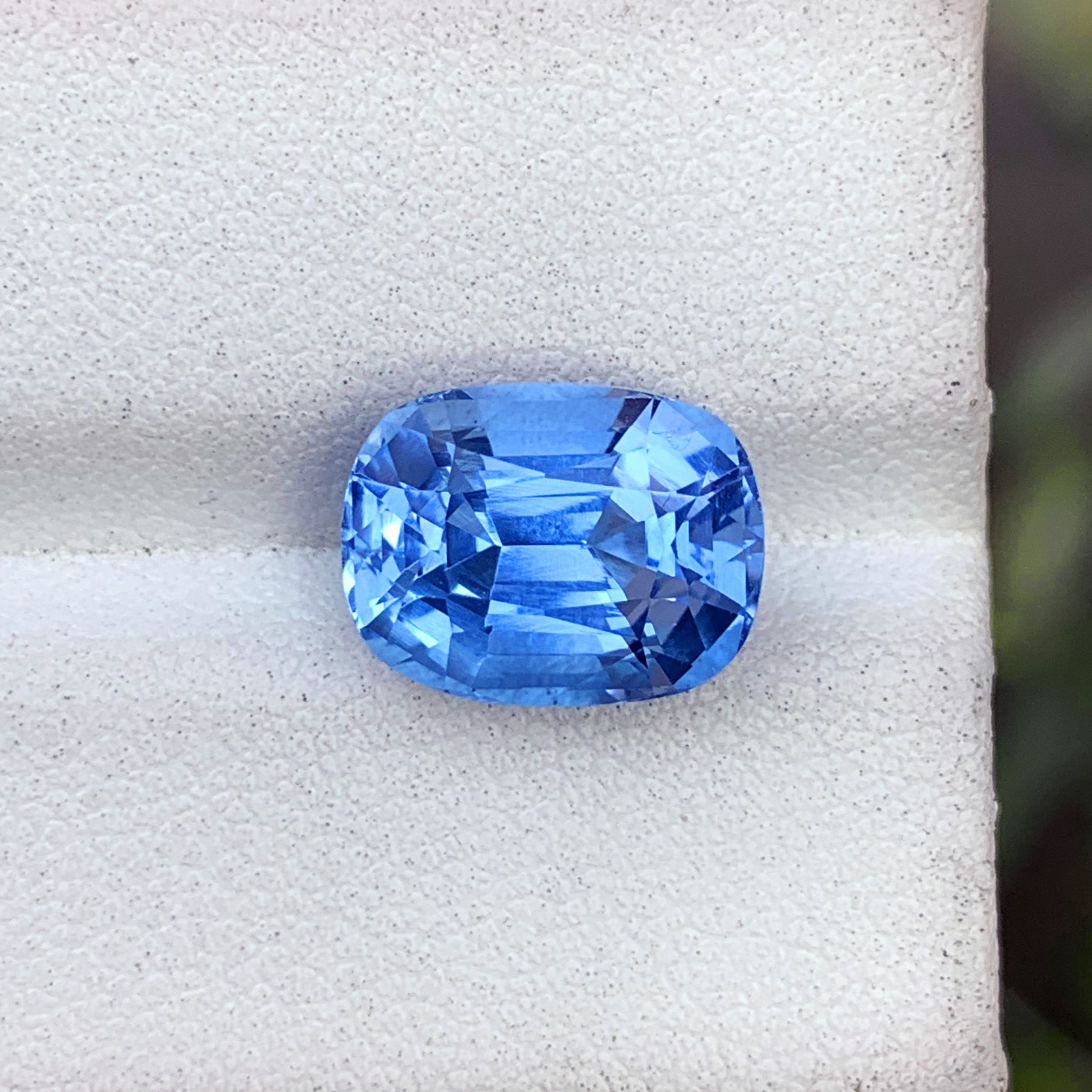 Deep Blue Aquamarine Gemstone For Ring, Faceted Aquamarine Ring Stone, 4.95