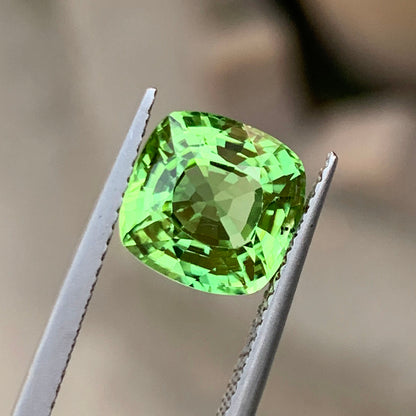 Flawless Burma Peridot Gemstone For Ring, Olive Peridot Stone, 4.10 CT
