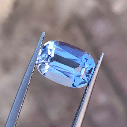 Natural Aquamarine Gemstone, Deep Blue Aquamarine March Birthstone, 3.95 CT