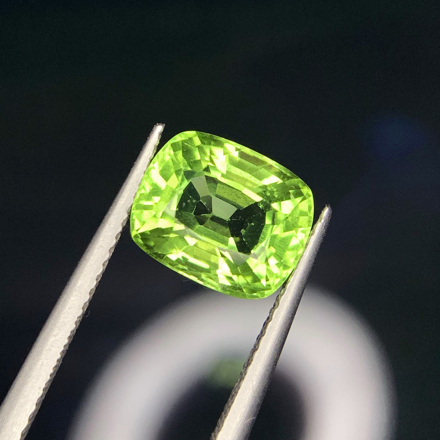 Natural Peridot Gemstone For Ring Making, Burma Peridot Loose Stone, 4.4 CT