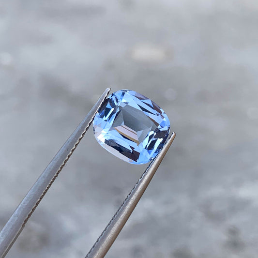 Flawless Aquamarine Loose Gemstone, Brazil Aquamarine Ring Stone, 3.35 CT