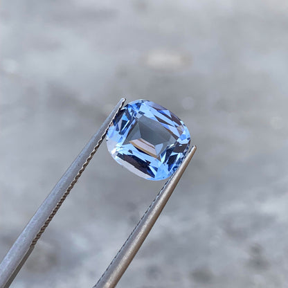 Flawless Aquamarine Loose Gemstone, Brazil Aquamarine Ring Stone, 3.35 CT