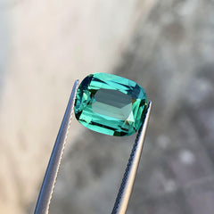 Deep Green Tourmaline Loose Gemstone For Ring, Flawless Tourmaline, 4.4 CT