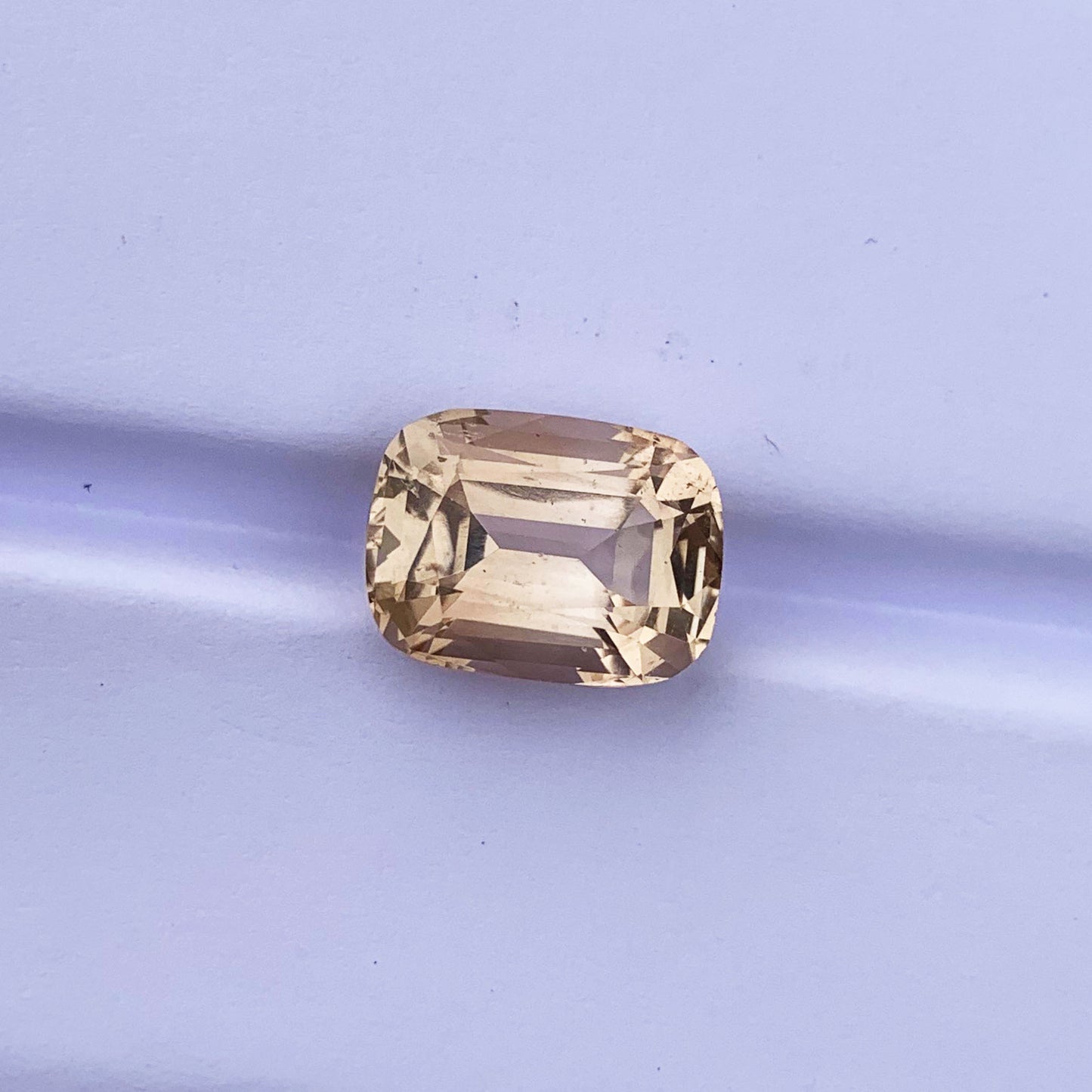 Cushion Cut Topaz Loose Gemstone For Ring, Faceted Topaz Stone, 10.95 CT